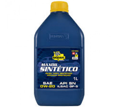 Imagem: OLEO MOTOR 0W20 MAXIOIL 100% SINTETICO  