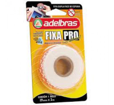 Imagem: FITA DUPLA FACE ESPUMA FIXA PRO 19X2.0  