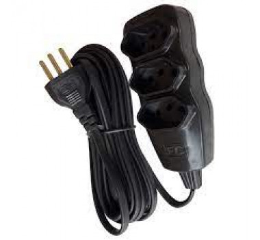 Imagem: EXTENSAO ELETRICA TOMADA 3 FUROS 3 METROS  