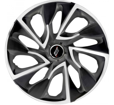 Imagem: CALOTA UNIVERSAL ARO 14 DS4 BLACK / SILVER  
