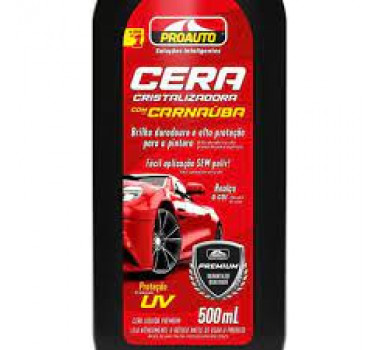 Imagem: CERA CRISTALIZADORA COM CARNAUBA 500ML PROAUTO  