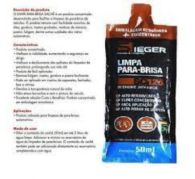 Imagem: LIMPA PARABRISA SIEGER  SC126 SACHE 50ML  