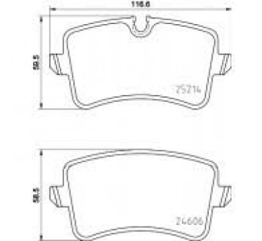 Imagem: PASTILHA FREIO TRASEIRA AUDI A8 4.2 2009> CERAMICA  