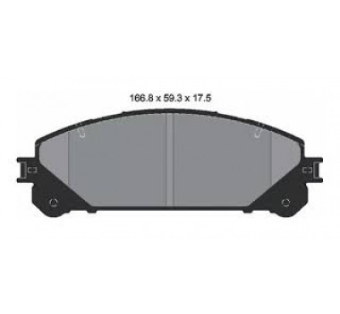 Imagem: PASTILHA FREIO DIANTEIRA TOYOTA RAV 4 2.0 12/...  