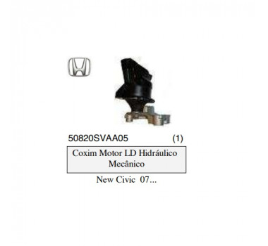 Imagem: COXIM MOTOR DIREITO CIVIC APOS 2007  