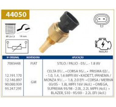 Imagem: SENSOR TEMPERATURA STILO PALIO CELTA CORSA PRISMA  