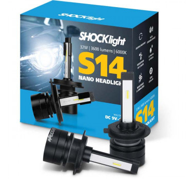 Imagem: KIT LAMPADA H7 HEADLIGHT S14 32W 6000K  