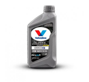 Imagem: OLEO MOTOR 5W40 VALVOLINE ADVANCED MST SINTETICO  