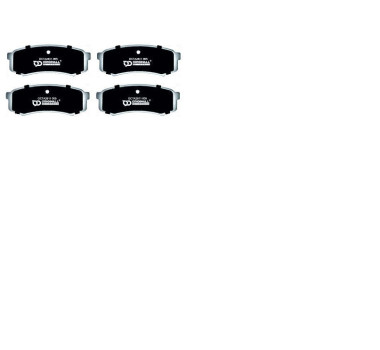 Imagem: PASTILHA FREIO TRTASEIRA LEXUS GX470 MITSUBISHI   