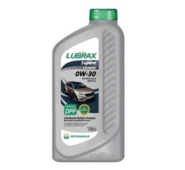 Imagem: OLEO MOTOR 0W30SN DPF LUBRAX SUPERA PREMIUM SINT  