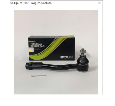 Imagem: TERMINAL DIRECAO ESQUERDO KIA SOUL 2009 A 2015  