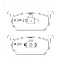 Imagem: PASTILHA FREIO DIANTEIRO POLO 1.0 12V VIRTUS T-C  