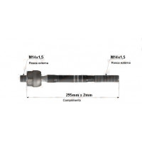 Imagem: BRACO AXIAL DOBLO APOS 2001 C/DH MACHO 295MM M14  