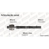 Imagem: BRACO AXIAL RAV4 2003 ATE 2005 MACHO 300MM M14X1  