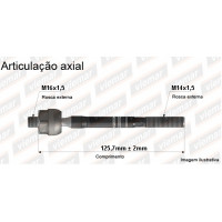 Imagem: BRACO AXIAL VOLVO S60 S80 V70 2000 ATE 2003 MACH  