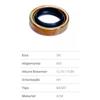 Imagem: RETENTOR SAIDA CAMBIO S10 95/00 CLARK OPALA CARA  