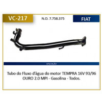 Imagem: CANO AGUA MOTOR TEMPRA 2.0 16V 1993 ATE 1996  