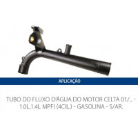 Imagem: CANO AGUA MOTOR CELTA 1.0 1.4 APOS 2001 SEM AR  