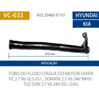Imagem: CANO AGUA MOTOR SANTA FE TUCSON SONATA SPORTEGE   