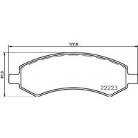 Imagem: PASTILHA FREIO DIANTEIRA DODGE RAM 2500 2022...C  