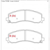 Imagem: PASTILHA FREIO TRASEIRA DODGE RAM 2500 3500 2020  