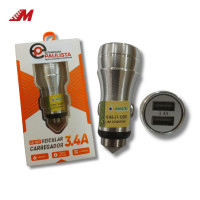 Imagem: CARREGADOR VEICULAR USB 2X1 3.4A  