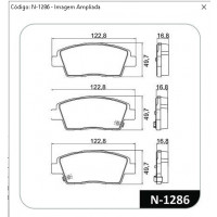 Imagem: PASTILHA FREIO DIANTEIRA HB20 1.0 12/...  