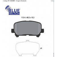 Imagem: PASTILHA FREIO TRASEIRA TRAILBLAZER 2.8 3.6 13/.  