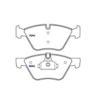 PASTILHA FREIO DIANTEIRA BMW SERIE 1 3 Z4 05/13  