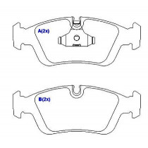 PASTILHA FREIO DIANTEIRA BMW 316 318 320 323 325  