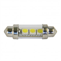 Imagem: LAMPADA SUPER LED (6411) ULTRA WHITE 12V TORPEDO  