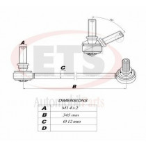 Imagem: BIELETA RANGE ROVER SPORT APOS 2005 LADO ESQUERD  