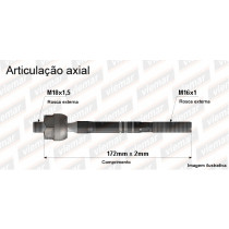 Imagem: BRACO AXIAL 525 528 530 Z8 ATE 2003 MACHO 172MM   