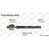 Imagem: BRACO AXIAL TERIOS 1997/1999 MACHO 295MM M14X1,5  