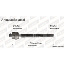 Imagem: BRACO AXIAL TERIOS 1997/1999 MACHO 295MM M14X1,5  