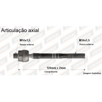 Imagem: BRACO AXIAL ACCORD 3.0 V6 2003 ATE 2007 MACHO 12  