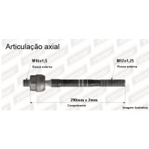 Imagem: BRACO AXIAL PICANTO 2004 ATE 2007 MACHO 290MM M1  