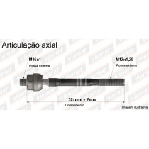 Imagem: BRACO AXIAL PROTEGE E 323 ATE 1994 MACHO 324MM M  