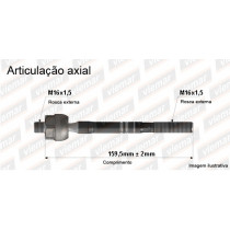 Imagem: BRACO AXIAL MERCEDES ML 230 320 350 430 500 ATE   