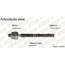 Imagem: BRACO AXIAL MEGANE CAIXA TRW1999 ATE 2006 MACHO   