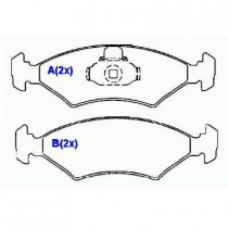 Imagem: PASTILHAS DE FREIO DIANTEIRA FIESTA KA COURIER 1  