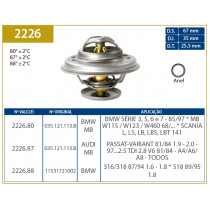 Imagem: VALVULA TERMOSTATICA AUDI A80 PASSAT 2.8 99/01 B  