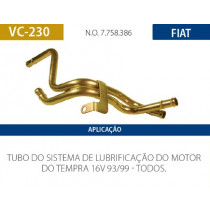 Imagem: CANO AGUA MOTOR TEMPRA 2.0 16V 1993 ATE 1999  