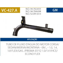 Imagem: CANO AGUA MOTOR AGILE CELTA PRISMA 1.0 1.4 APOS   