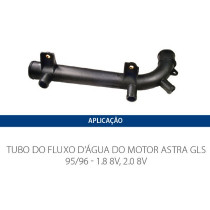 Imagem: CANO AGUA MOTOR ASTRA 1.8 2.0 8V 1995 ATE 1996  