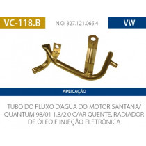 Imagem: CANO AGUA MOTOR SANTANA E QUANTUM 1.8 2.0 98/01   