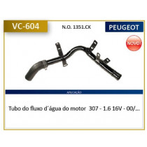 Imagem: CANO AGUA MOTOR PEUGEOT 307 1.6 16V APOS 2000  