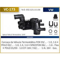 Imagem: CARCAÇA DA VALVULA TERMOSTATICA FOX POLO GOLF 02  