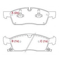 Imagem: PASTILHAS DE FREIO JEEP GRAND CHEROKEE 11/...  