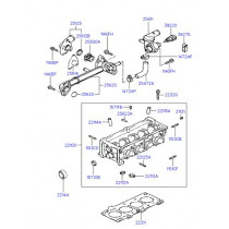 Imagem: FLANGE VALVULA TERMOSTATICA  KIA PICANTO 1.0 (TA  